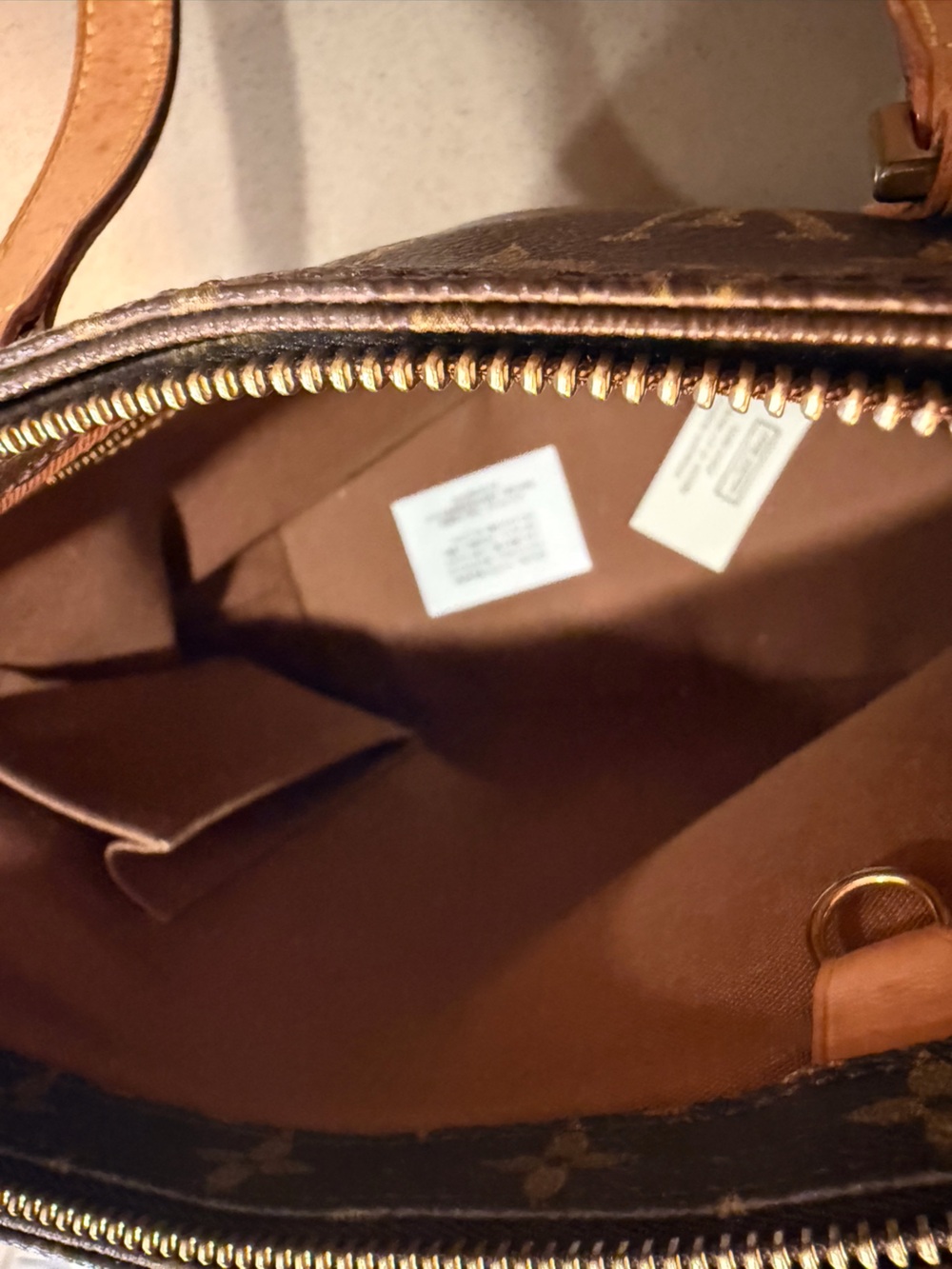 Canvas monogram Cabas Piano Shoulder Bag - Picture 5 of 14